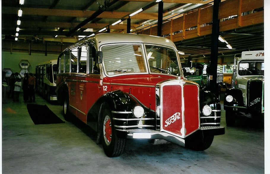 (086'704) - Meier, Gr�t - Nr. 12/ZH 27'216 - FBW/R&J (ex Wespe, Altst�tten; ex AFA Adelboden Nr. 12) am 18. Juni 2006 in Wetzikon, FBW-Museum