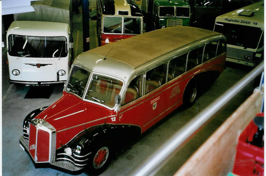 (086'708) - Meier, Gr�t - Nr. 12/ZH 27'216 - FBW/R&J (ex Wespe, Altst�tten; ex AFA Adelboden Nr. 12) am 18. Juni 2006 in Wetzikon, FBW-Museum