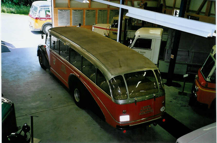 (086'710) - Meier, Gr�t - Nr. 12/ZH 27'216 - FBW/R&J (ex Wespe, Altst�tten; ex AFA Adelboden Nr. 12) am 18. Juni 2006 in Wetzikon, FBW-Museum