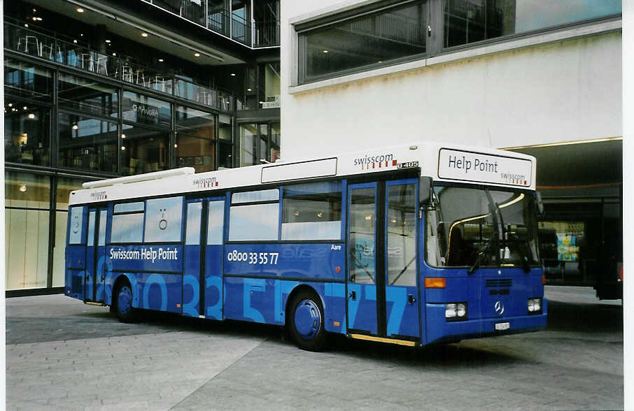(086'815) - Swisscom, Worblaufen - SO 154'903 - Mercedes (ex VZO Gr�ningen Nr. 26) am 23. Juni 2006 in Thun, Aarefeldplatz