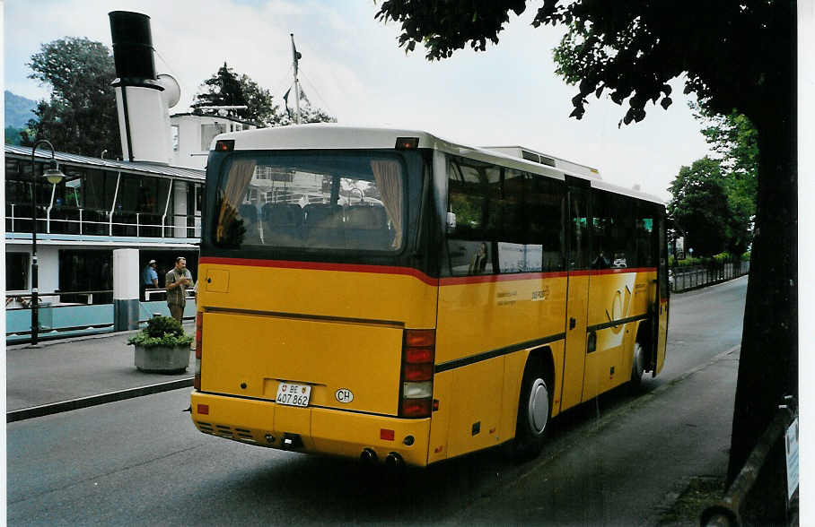 (086'817) - AVG Meiringen - Nr. 62/BE 407'862 - Neoplan (ex P 23'706) am 23. Juni 2006 bei der Schiffl�ndte Thun