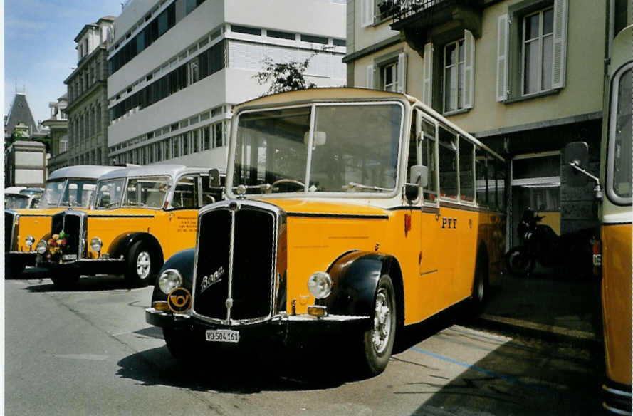 (086'834) - CarPostal Ouest - VD 504'161 - Berna/R&J (ex Fuchser, Aegerten; ex Wohlgemuth, Hochwald) am 25. Juni 2006 in Bern, Museum f�r Kommunikation