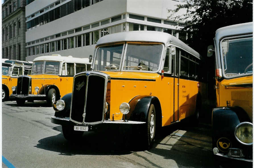 (086'836) - Stutz, Oberlunkhofen - AG 8341 - Saurer/T�scher (ex Dubs, Stallikon) am 25. Juni 2006 in Bern, Museum f�r Kommunikation