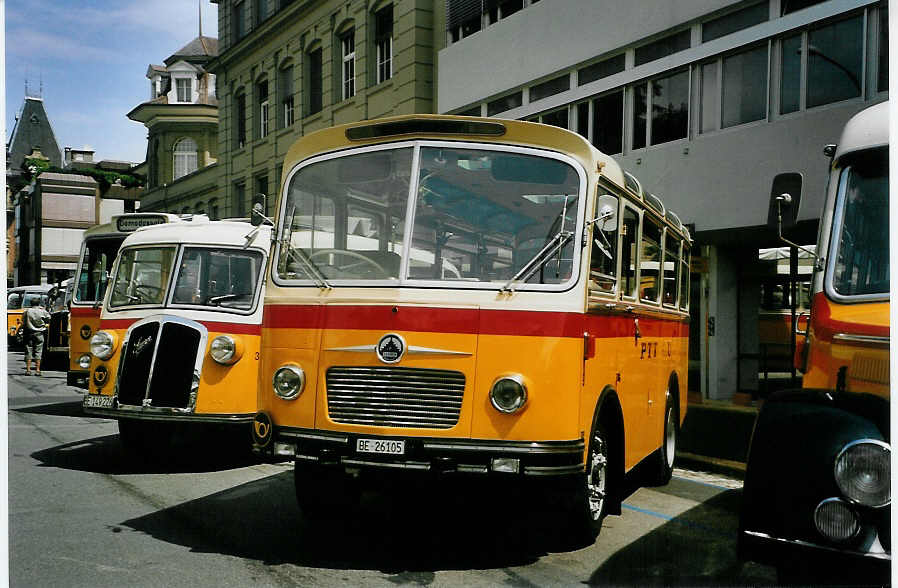 (086'902) - Schmid, Th�rishaus - Nr. 9/BE 26'105 - Saurer/R&J (ex Geiger, Adelboden Nr. 9) am 25. Juni 2006 in Bern, Museum f�r Kommunikation