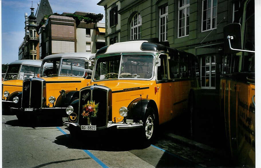 (086'907) - Dubach, Walde - AG 8821 - Saurer/Krapf (ex Nr. 1; ex Bearth, Brigels Nr. 1; ex P 22'060; ex Tscharner, Thusis) am 25. Juni 2006 in Bern, Museum f�r Kommunikation