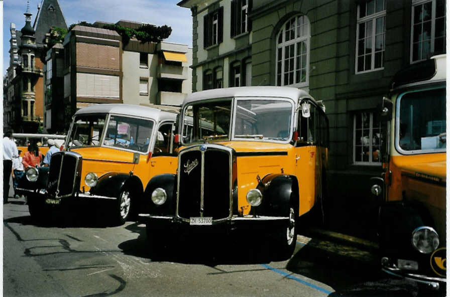 (086'908) - Capaul, Feldmeilen - ZH 53'700 - Saurer/R&J (ex M+79'518; ex P 23'067) am 25. Juni 2006 in Bern, Museum f�r Kommunikation