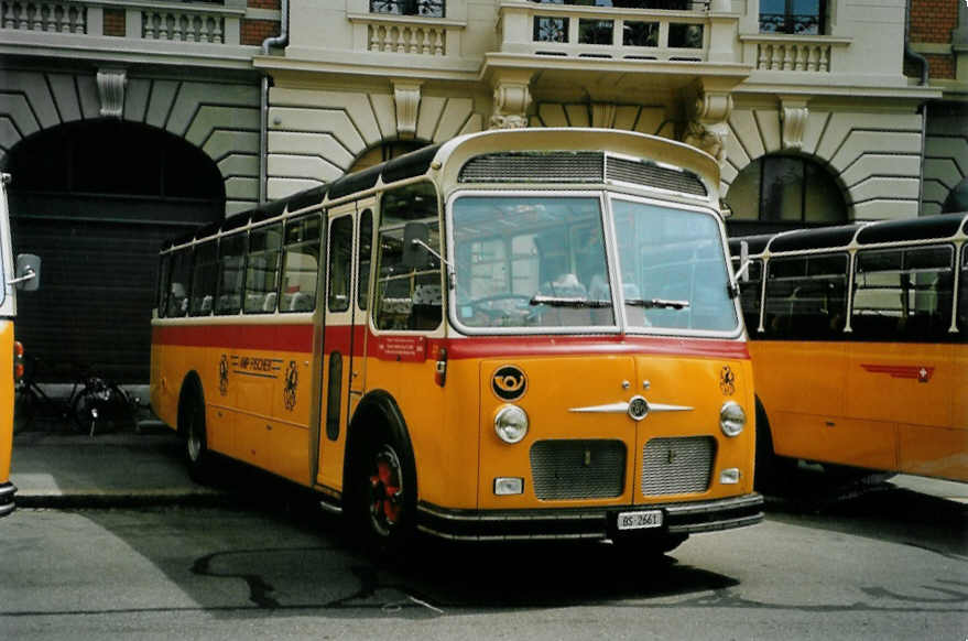 (086'934) - Fischer, Basel - Nr. 21/BS 2661 - FBW/Gangloff (ex B�tra, Birr Nr. 21; ex P 24'160) am 25. Juni 2006 in Bern, Museum f�r Kommunikation