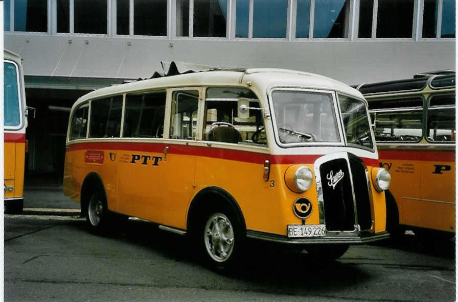 (087'011) - Schmid, Th�rishaus - Nr. 3/BE 149'226 - Saurer/Gangloff (ex Geiger, Adelboden Nr. 3) am 25. Juni 2006 in Bern, Museum f�r Kommunikation