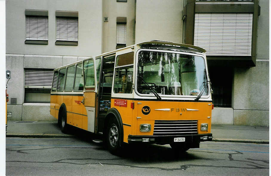 (087'022) - Wittwer, Chur -  P 24'170  - FBW/Gangloff (ex Eggenberger, M�riken; ex AVG Grindelwald Nr. 11; ex P 24'170) am 25. Juni 2006 in Bern, Museum f�r Kommunikation