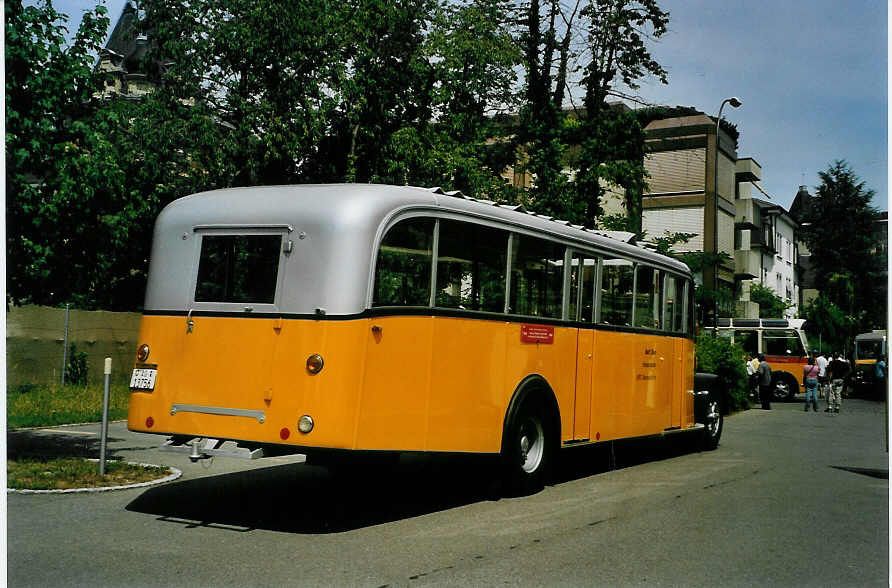 (087'028) - Stutz, Oberlunkhofen - AG 13'756 - Saurer/T�scher (ex Nr. 1; ex Dubs, Stallikon) am 25. Juni 2006 in Bern, Museum f�r Kommunikation