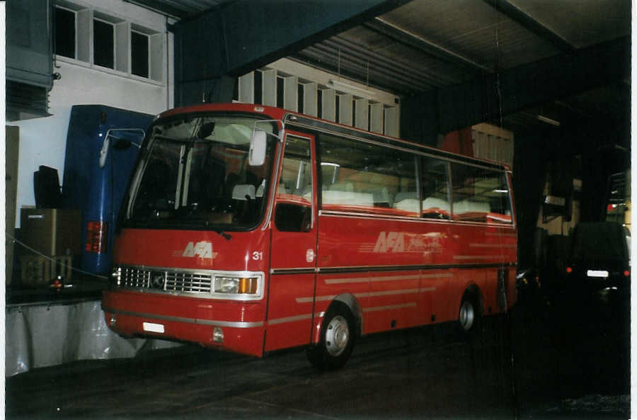 (087'223) - AFA Adelboden - Nr. 31/BE 26'774 - Setra (ex Nr. 10; ex Fr�hlich, Z�rich) am 9. Juli 2006 im Autobahnhof Adelboden