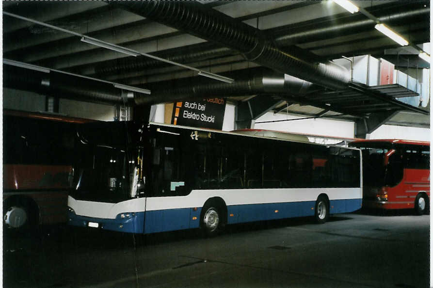 (087'317) - AFA Adelboden - Nr. 54/BE 611'056 - Neoplan (ex VBZ Z�rich Nr. 243) am 23. Juli 2006 im Autobahnhof Adelboden
