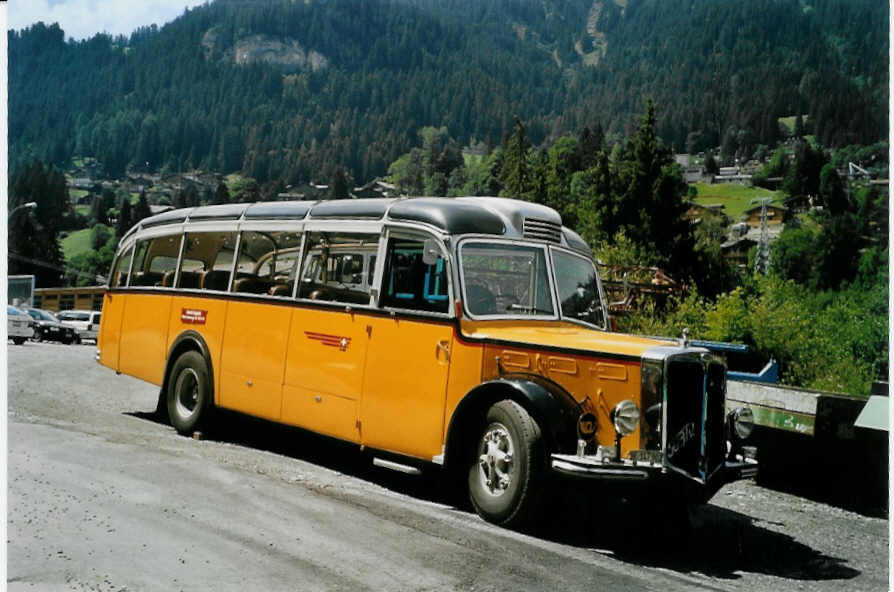 (088'315) - Gogniat, M�nchenbuchsee - BE 147'903 - FBW/FHS (ex Herzog, Muttenz; ex Kontiki, Wettingen Nr. 4; ex Nett, Bachs; ex P 23'179; ex P 2187) am 30. Juli 2006 in Adelboden, ASB