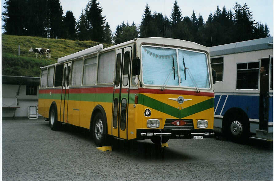 (089'116) - Wisler, M�hlau - AG 53'197 - Saurer/Hess (ex Flury, Balm) am 19. August 2006 auf dem Gurnigelpass
