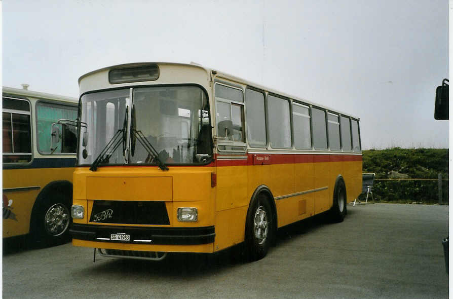 (089'213) - Liebi, Montlingen - SG 41'983 - FBW/T�scher (ex Wespe, Altst�tten; ex P 24'804) am 19. August 2006 auf dem Gurnigelpass
