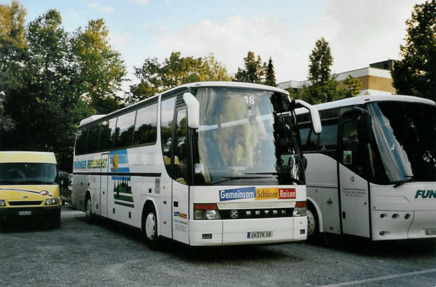 (089'317) - Aus Deutschland: Th�ringer Reisedienst, Ilmenau - Nr. 18/IK-TR 18 - Setra am 25. August 2006 in Thun, Lachenwiese