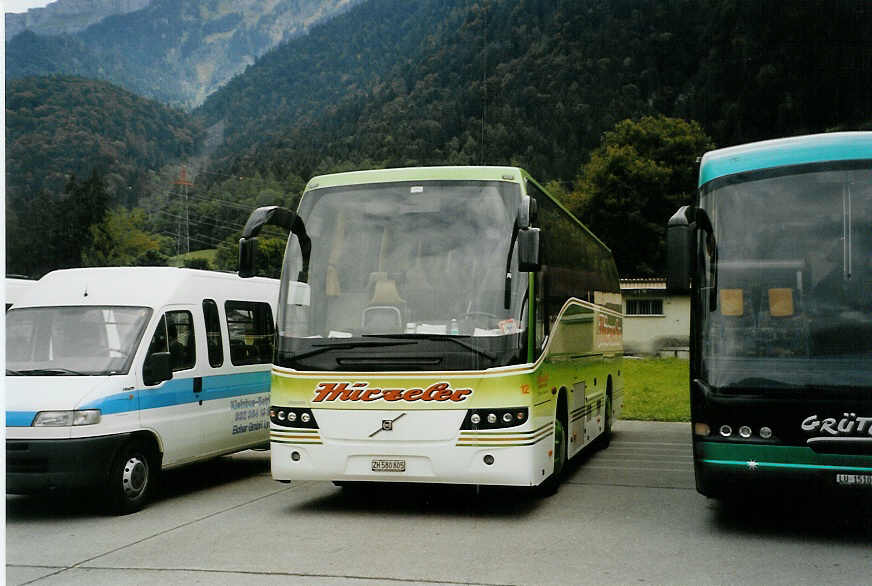 (089'502) - H�rzeler, Dietikon - Nr. 12/ZH 580'805 - Volvo am 3. September 2006 in Interlaken, Flugplatz