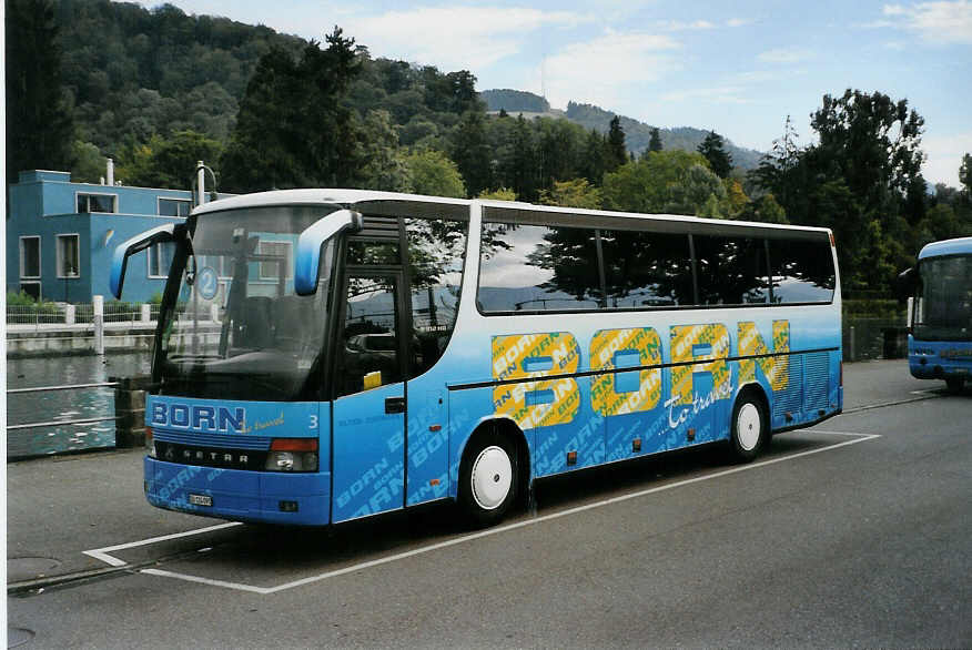 (089'702) - Born, Olten - Nr. 3/SO 124'091 - Setra am 6. September 2006 bei der Schiffl�ndte Thun 