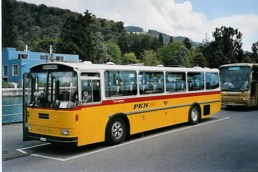 (089'721) - Keller, Niederwil - SG 147'920 - Saurer/R&J (ex Keller, Hottwil Nr. 5; ex P 25'303; ex P 25'354) am 12. September 2006 bei der Schiffl�ndte Thun