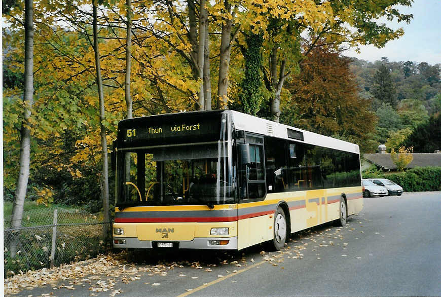 (090'322) - STI Thun - Nr. 101/BE 577'101 - MAN am 23. Oktober 2006 bei der Schiffl�ndte Thun