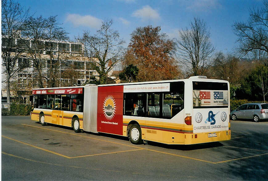 (090'905) - STI Thun - Nr. 109/BE 700'109 - Mercedes am 1. Dezember 2006 bei der Schiffl�ndte Thun