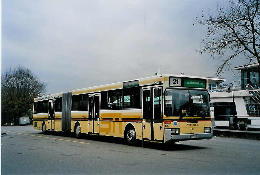 (091'026) - STI Thun - Nr. 65/BE 435'065 - Mercedes am 19. Dezember 2006 bei der Schiffl�ndte Thun