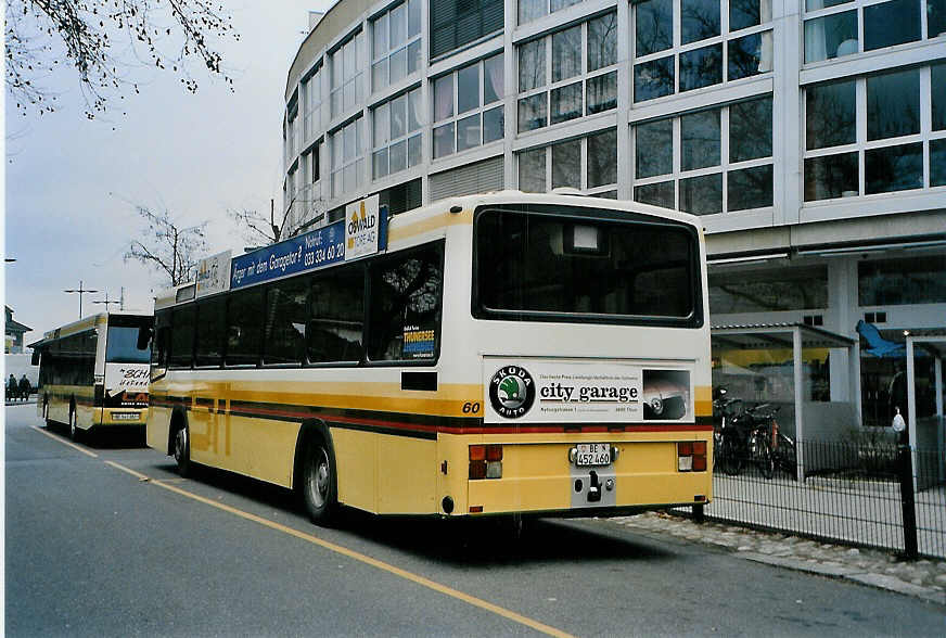 (091'028) - STI Thun - Nr. 60/BE 452'460 - Mercedes/R&J am 19. Dezember 2006 bei der Schiffl�ndte Thun