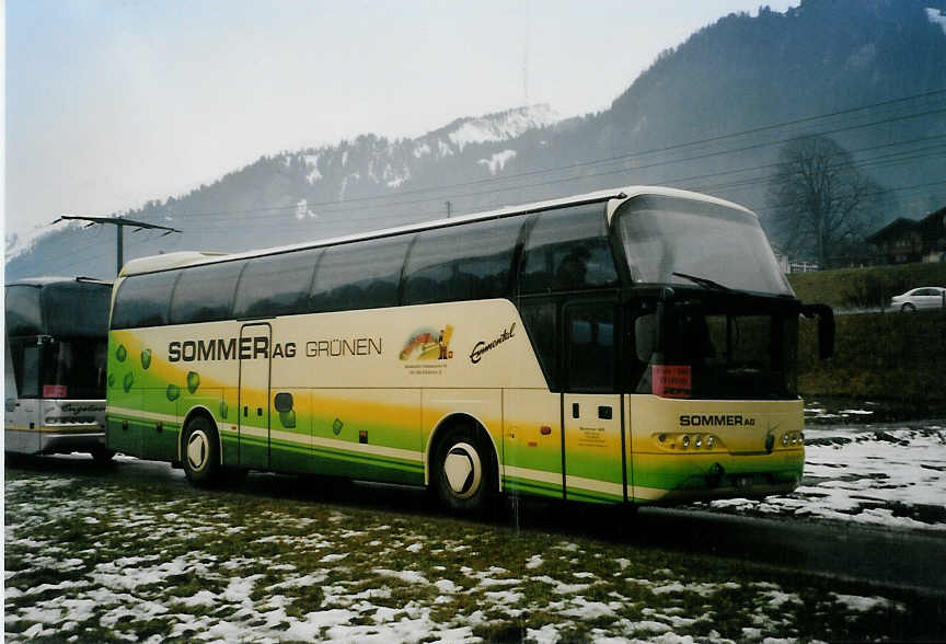(091'419) - Sommer, Gr�nen - BE 26'938 - Neoplan am 7. Januar 2007 in Reichenbach, Flugplatz