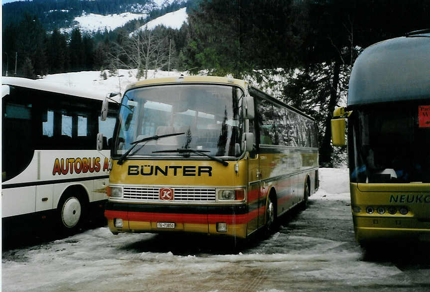 (091'527) - B�nter, Berg - TG 73'850 - Setra am 7. Januar 2007 in Adelboden, Unter dem Birg
