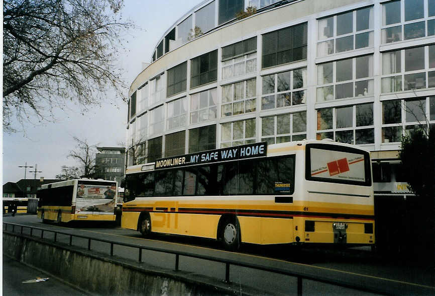 (091'717) - STI Thun - Nr. 61/BE 452'461 - Mercedes/R&J am 22. Januar 2007 bei der Schiffl�ndte Thun