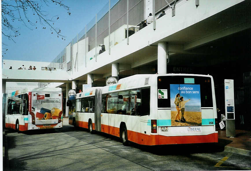 (092'624) - TPG Gen�ve - Nr. 358/GE 96'165 - Volvo am 17. M�rz 2007 in Gen�ve, Palexpo