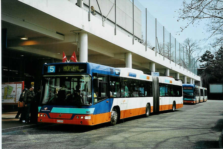 (092'629) - TPG Gen�ve - Nr. 363/GE 96'749 - Volvo am 17. M�rz 2007 in Gen�ve, Palexpo