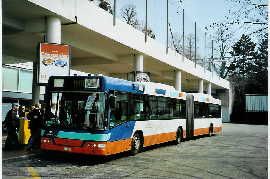 (092'633) - TPG Gen�ve - Nr. 361/GE 96'239 - Volvo am 17. M�rz 2007 in Gen�ve, Palexpo