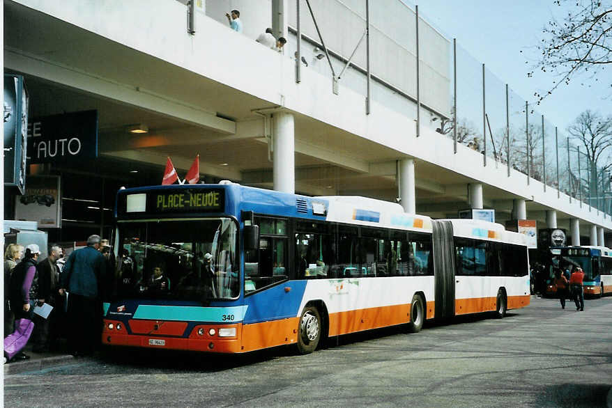 (092'634) - TPG Gen�ve - Nr. 340/GE 96'433 - Volvo am 17. M�rz 2007 in Gen�ve, Palexpo