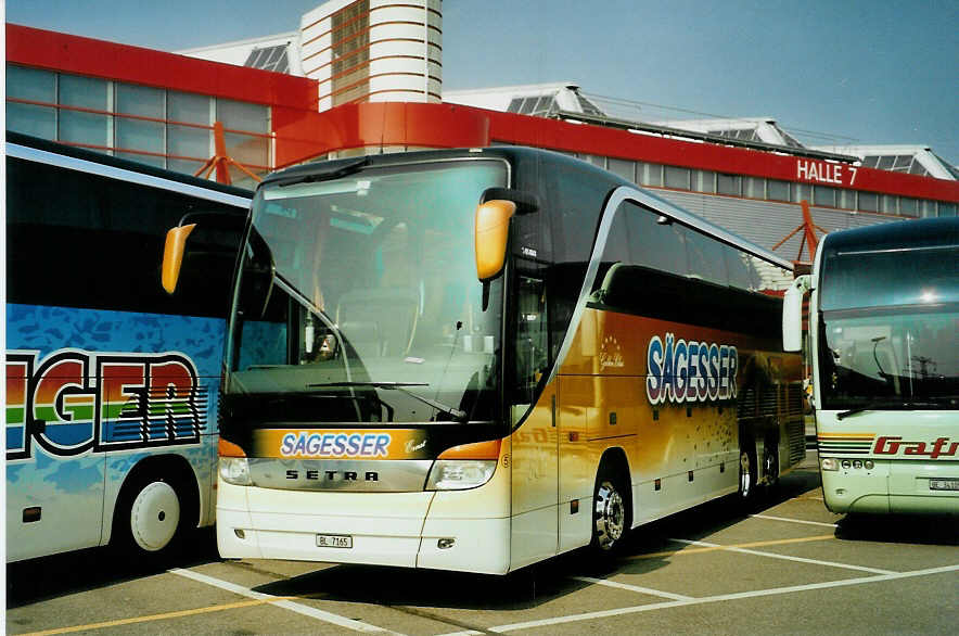 (092'701) - S�gesser, Wintersingen - Nr. 5/BL 7165 - Setra am 17. M�rz 2007 in Gen�ve, Palexpo