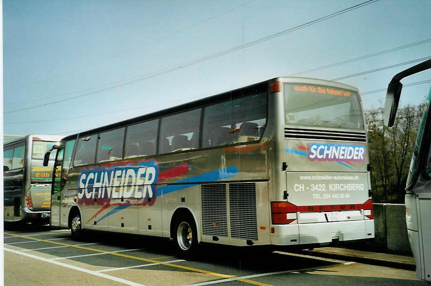 (092'728) - Schneider, Kirchberg - BE 3216 - Setra am 17. M�rz 2007 in Gen�ve, Palexpo
