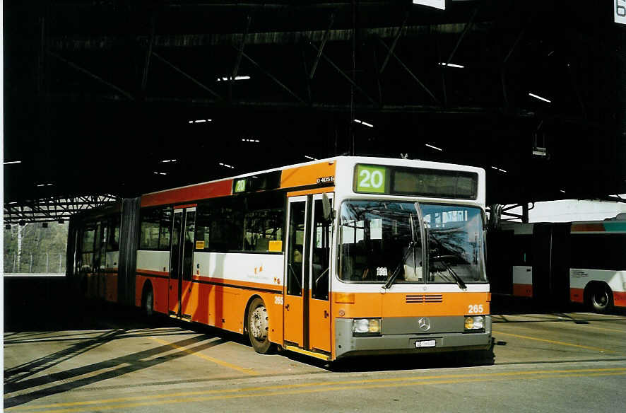 (092'824) - TPG Gen�ve - Nr. 265/GE 96'500 - Mercedes am 17. M�rz 2007 in Gen�ve, D�p�t