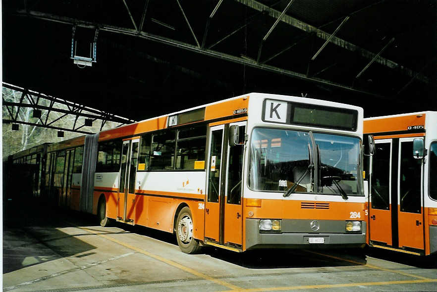 (092'833) - TPG Gen�ve - Nr. 284/GE 96'173 - Mercedes am 17. M�rz 2007 in Gen�ve, D�p�t