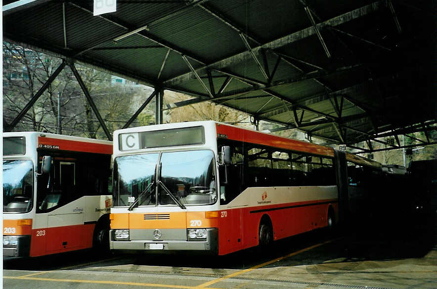 (092'835) - TPG Gen�ve - Nr. 270/GE 96'540 - Mercedes am 17. M�rz 2007 in Gen�ve, D�p�t