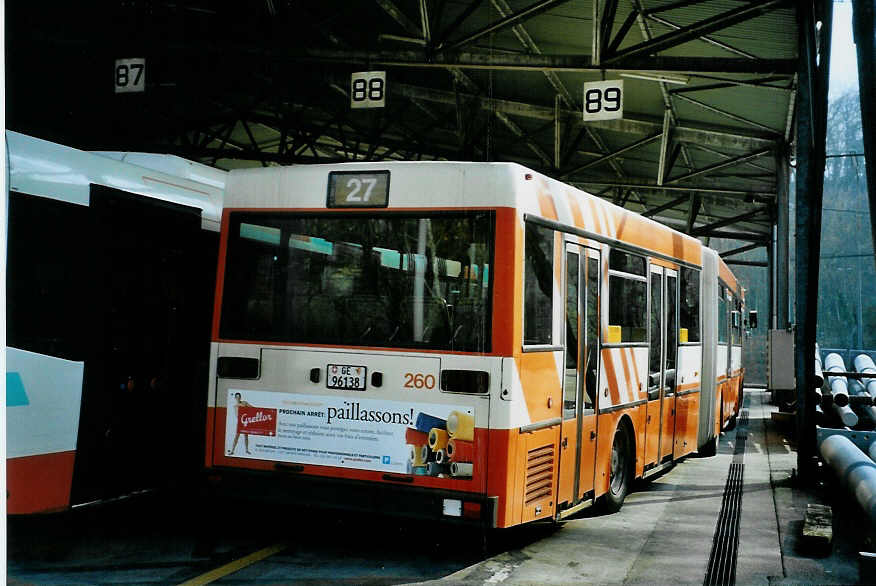 (092'900) - TPG Gen�ve - Nr. 260/GE 96'138 - Mercedes am 17. M�rz 2007 in Gen�ve, D�p�t