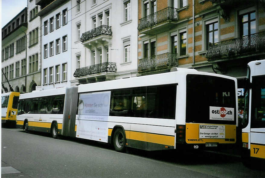 (093'311) - VBSH Schaffhausen - Nr. 19/SH 38'019 - Volvo/Hess am 22. M�rz 2007 beim Bahnhof Schaffhausen