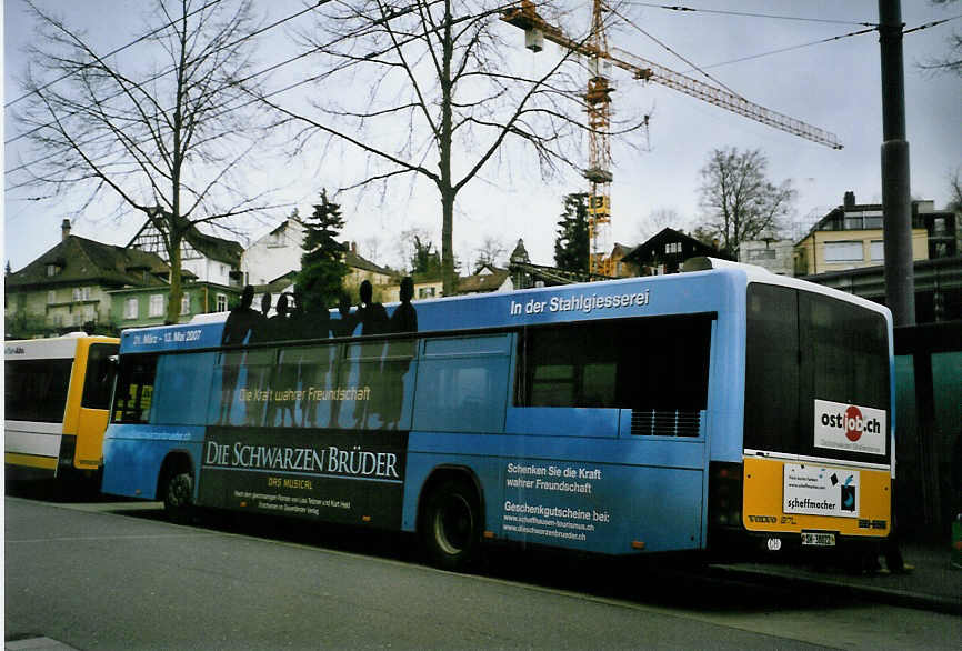 (093'313) - VBSH Schaffhausen - Nr. 22/SH 38'022 - Volvo/Hess am 22. M�rz 2007 beim Bahnhof Schaffhausen