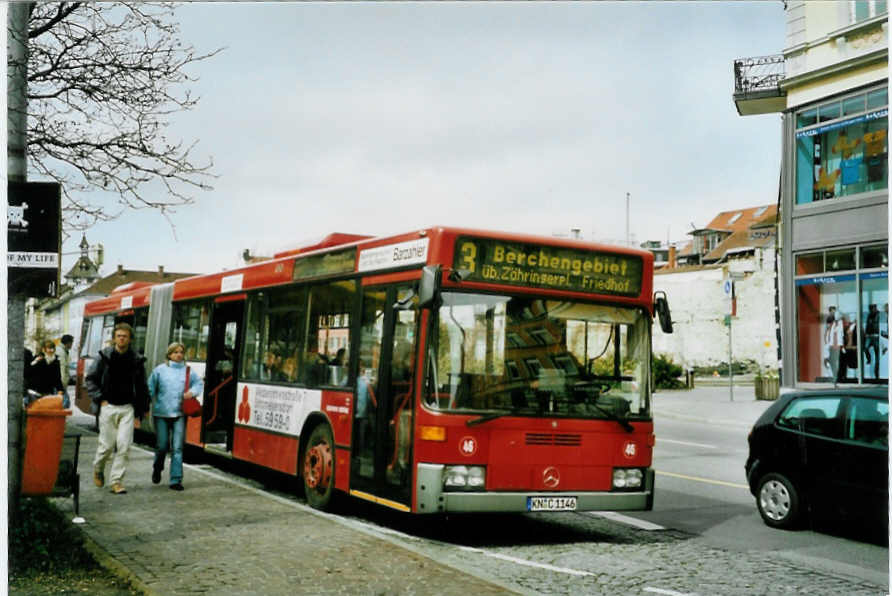 (093'503) - SWK Konstanz - Nr. 46/KN-C 1146 - Mercedes am 31. M�rz 2007 in Konstanz, Bodanplatz
