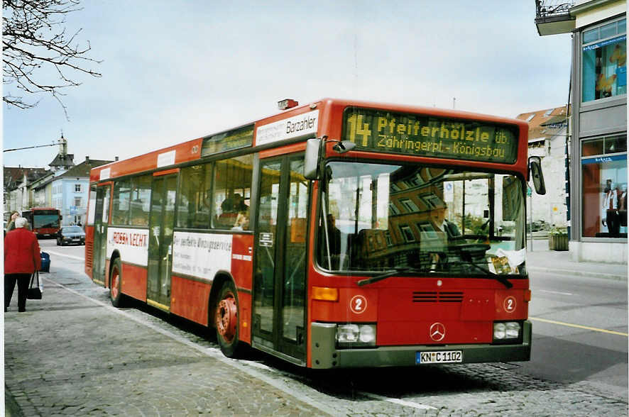 (093'509) - SWK Konstanz - Nr. 2/KN-C 1102 - Mercedes am 31. M�rz 2007 in Konstanz, Bodanplatz