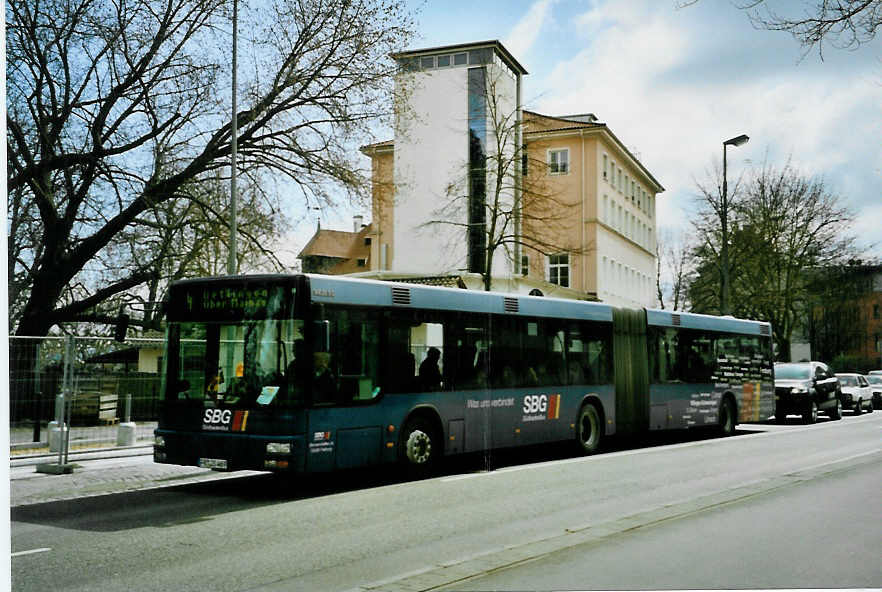 (093'515) - SBG Freiburg - FR-JS 469 - MAN am 31. M�rz 2007 in Konstanz, Ersatzhaltestelle