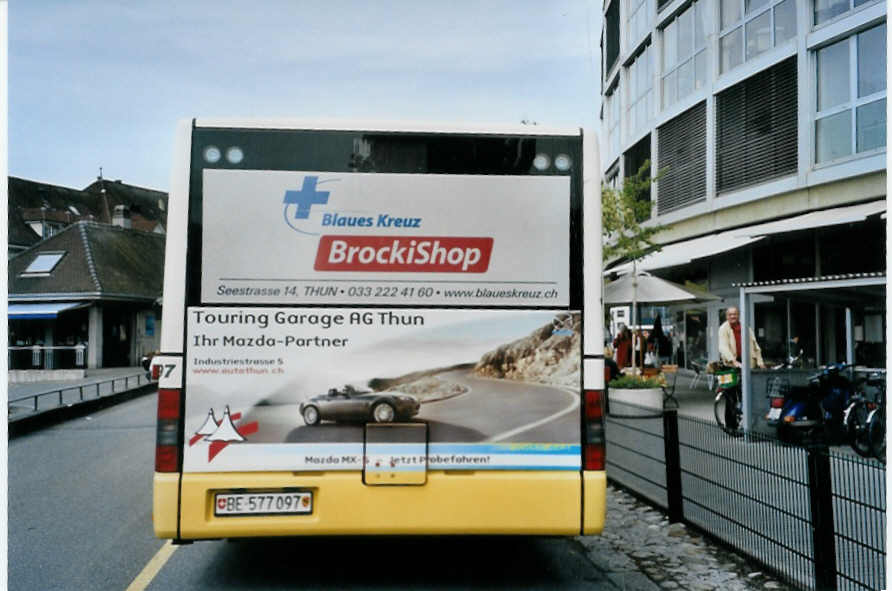 (094'435) - STI Thun - Nr. 97/BE 577'097 - MAN am 7. Mai 2007 bei der Schiffl�ndte Thun