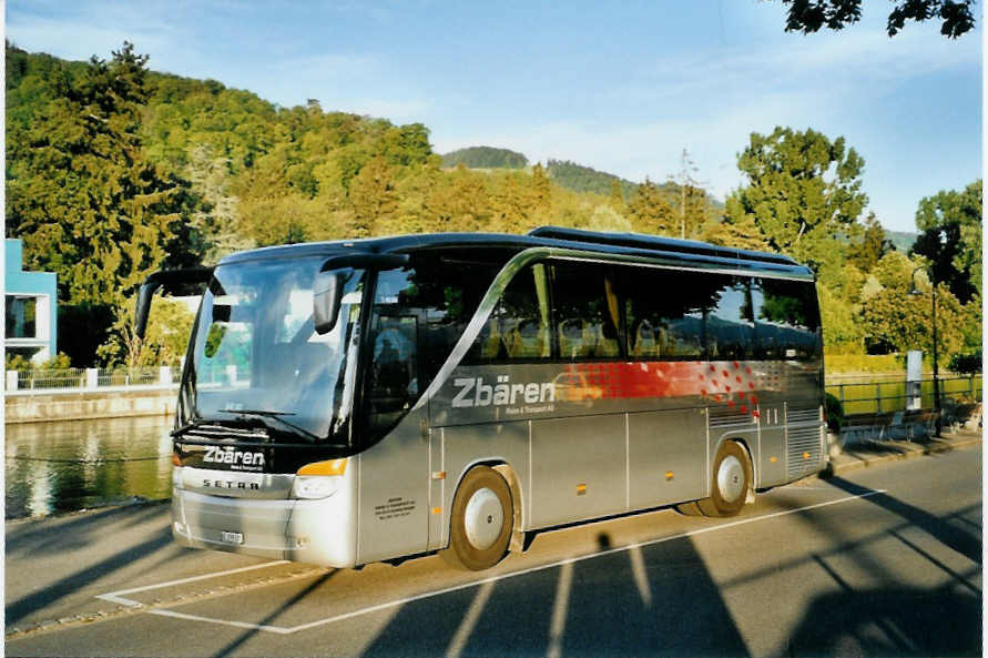 (094'505) - Zb�ren, Konolfingen - BE 298'020 - Setra am 10. Mai 2007 bei der Schiffl�ndte Thun