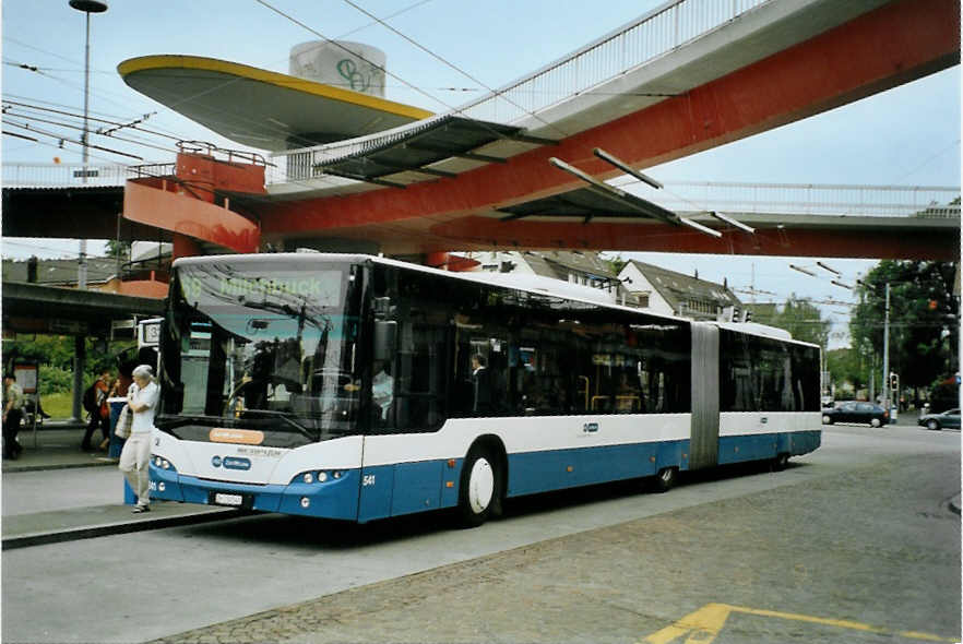 (094'712) - VBZ Z�rich - Nr. 541/ZH 730'541 - Neoplan am 26. Mai 2007 in Z�rich, Bucheggplatz