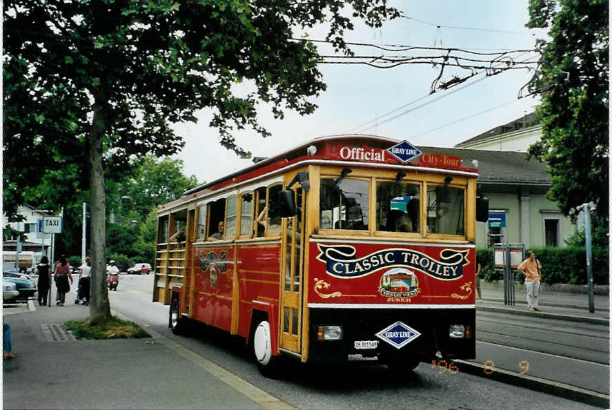 (094'732) - Meier, Z�rich - ZH 301'569 - Classic Trolley am 26. Mai 2007 in Z�rich, Kunsthaus