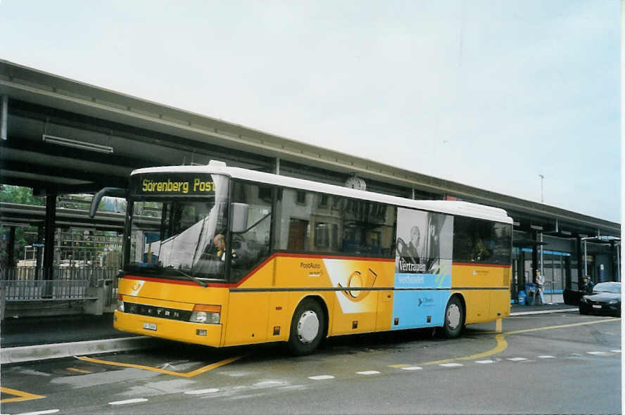 (095'301) - Schnider, Sch�pfheim - LU 15'606 - Setra am 2. Juni 2007 beim Bahnhof Sch�pfheim
